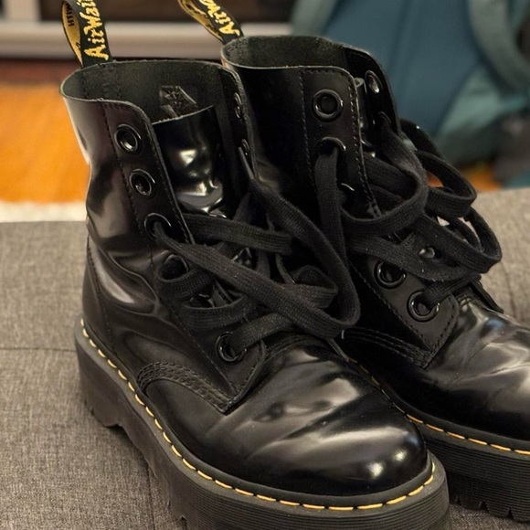 Dr. Martens Shoes - Dr. Martens Molly platform combat boots